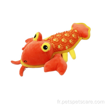 Jouets durables pour animaux de compagnie homard géant interactif en peluche grinçant